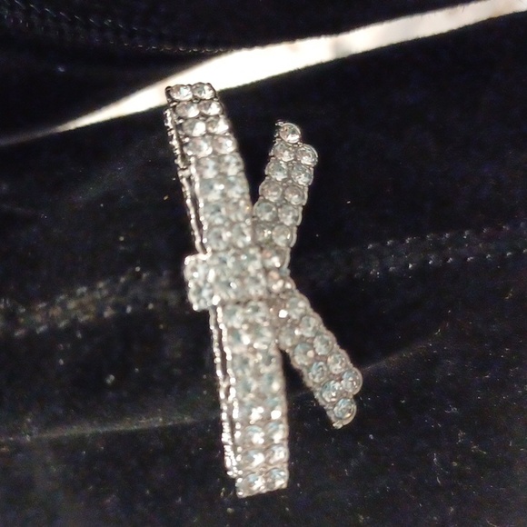 Gianni Bini Dalton Black Suede High Heeled Booties Crystal Bows SZ 6, 10, 11 - Picture 10 of 16